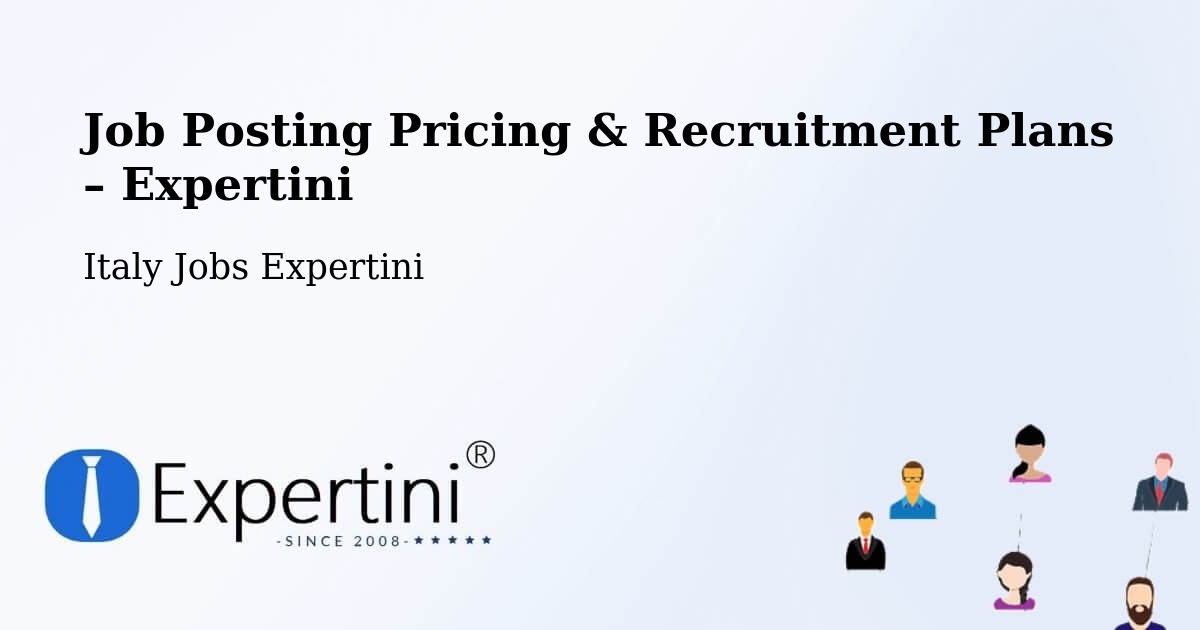 Job Posting Pricing & Recruitment Plans – Asso - Asso, Italy Jobs Expertini